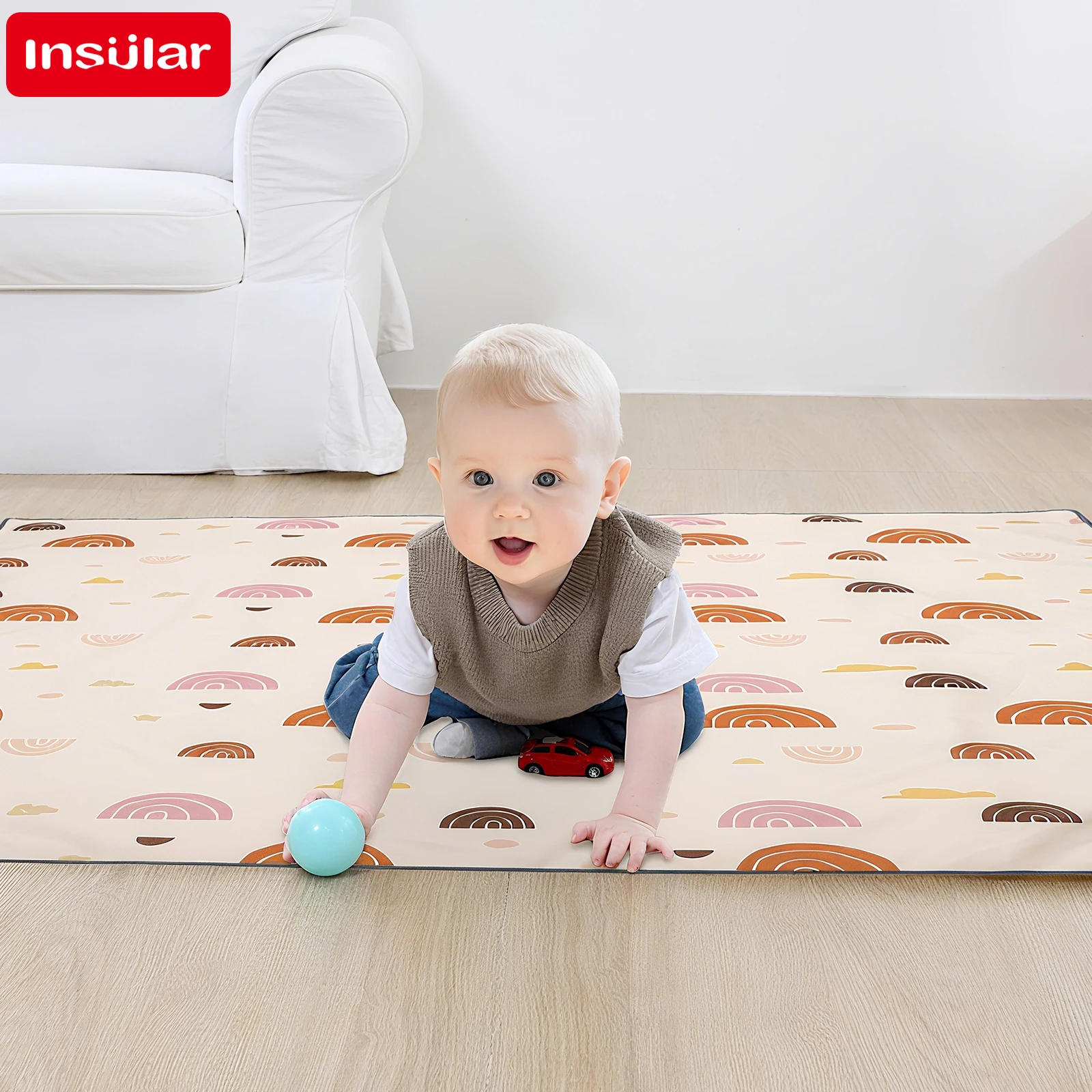 Baby Nursery Mat - INSULAR Çocuk Eğitim Yatak Katlanabilir Bebek