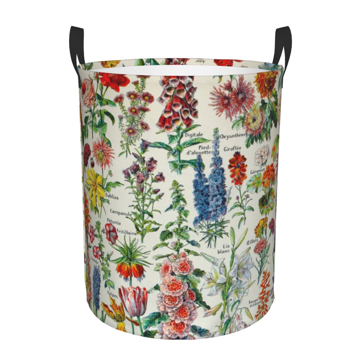 Baby Nursery Hamper - Özel adolmilmillot HD Fleurs çamaşır sepeti