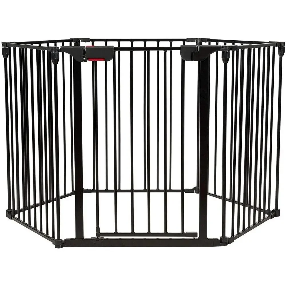 Baby Gate Extra Wide - 6 Panelli Ayarlanabilir Ekstra Geniş Bebek