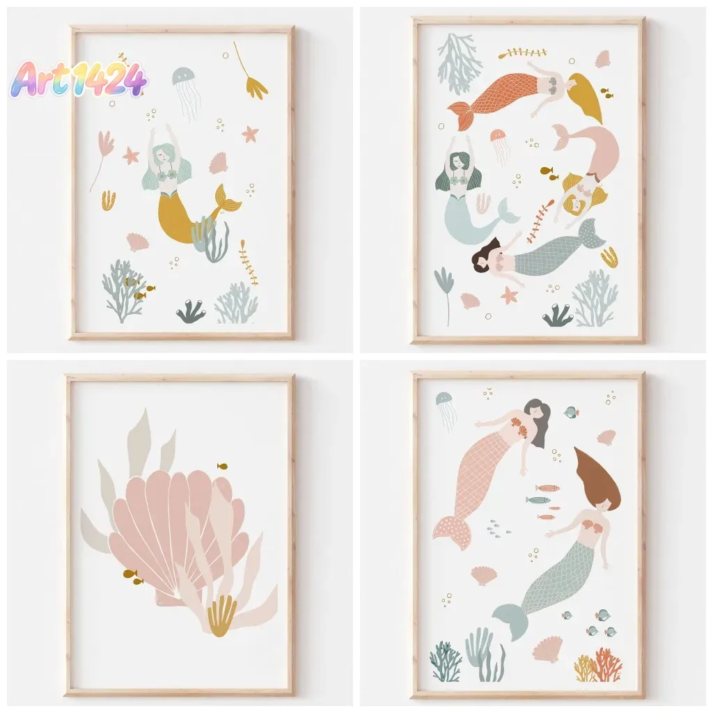 Baby Nursery Ocean Theme - Boho Çocuk Odası Okyanus Temalı Pembe