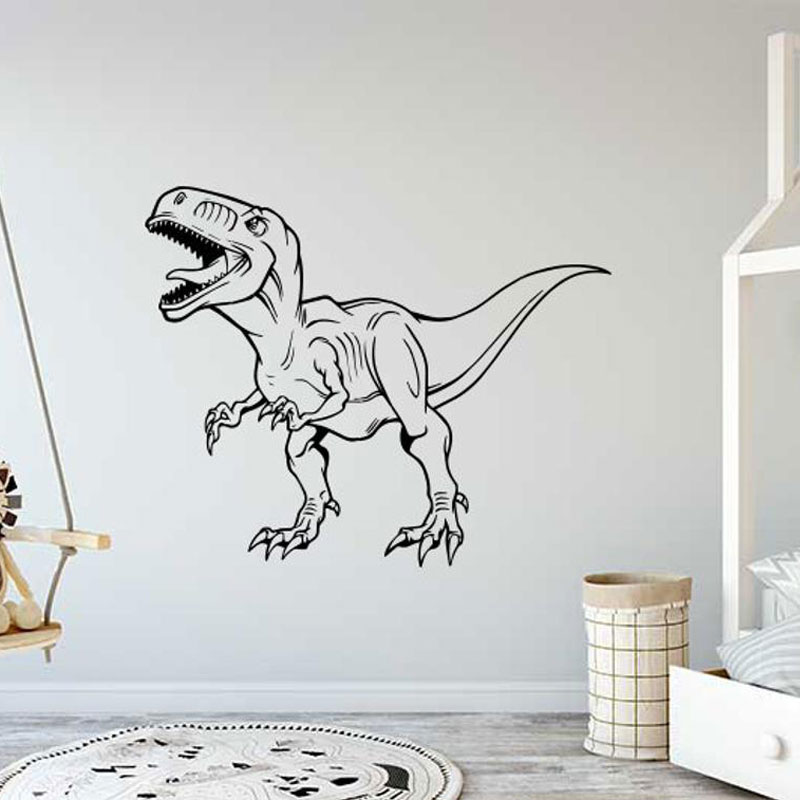 Baby Nursery Wallpaper - Dinozor Dino T-Rex Hayvan Çocuk Odası