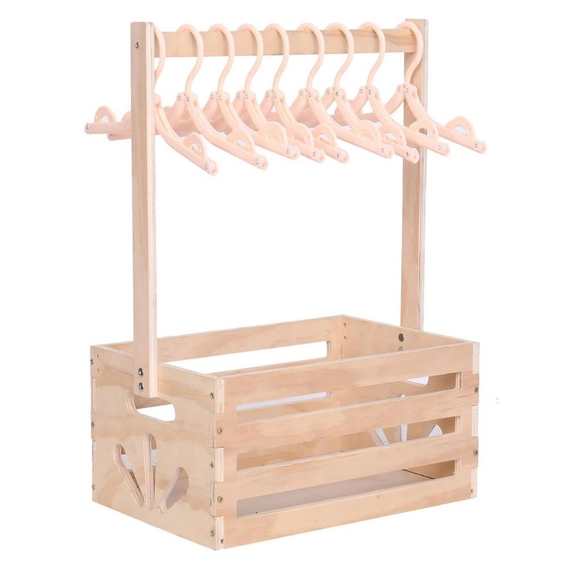 Baby Nursery Hamper - ABFU-Ahşap Saplı Bebek Duşu Hediye Sepeti,