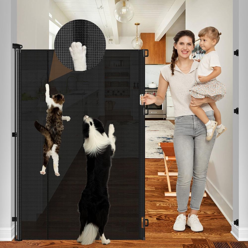 Baby Gate Extra Wide - Güçlendirilmiş 60 İnç Ekstra Uzun Kedi