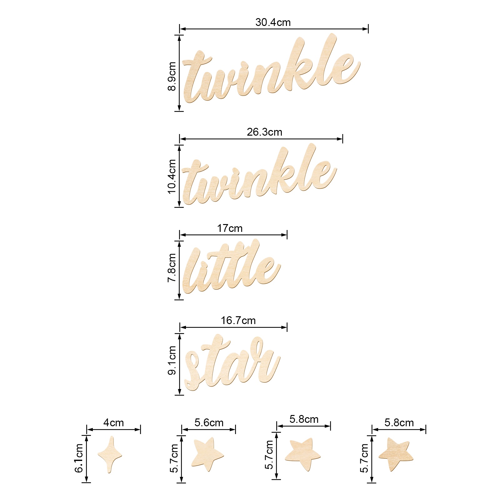 Twinkle Twinkle Little Star Ah - Baby Nursery Wall Art incelemesi ve fiyatı