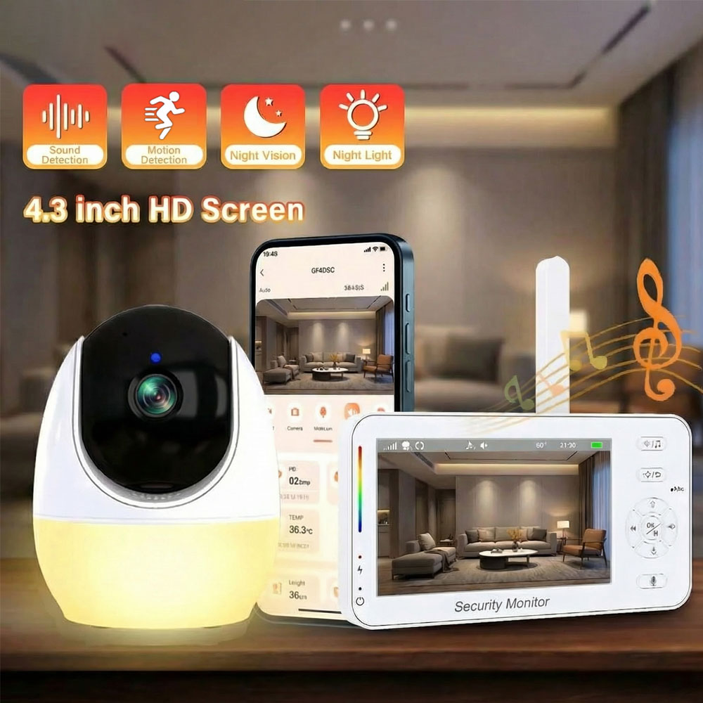 4,3 inç Kameralı Video Bebek M - Baby Nursery Temperature incelemesi ve fiyatı