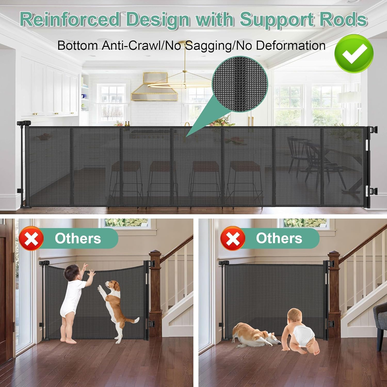 Güçlendirilmiş 37 inç Yüksekli - Baby Gate Extra Wide incelemesi ve fiyatı