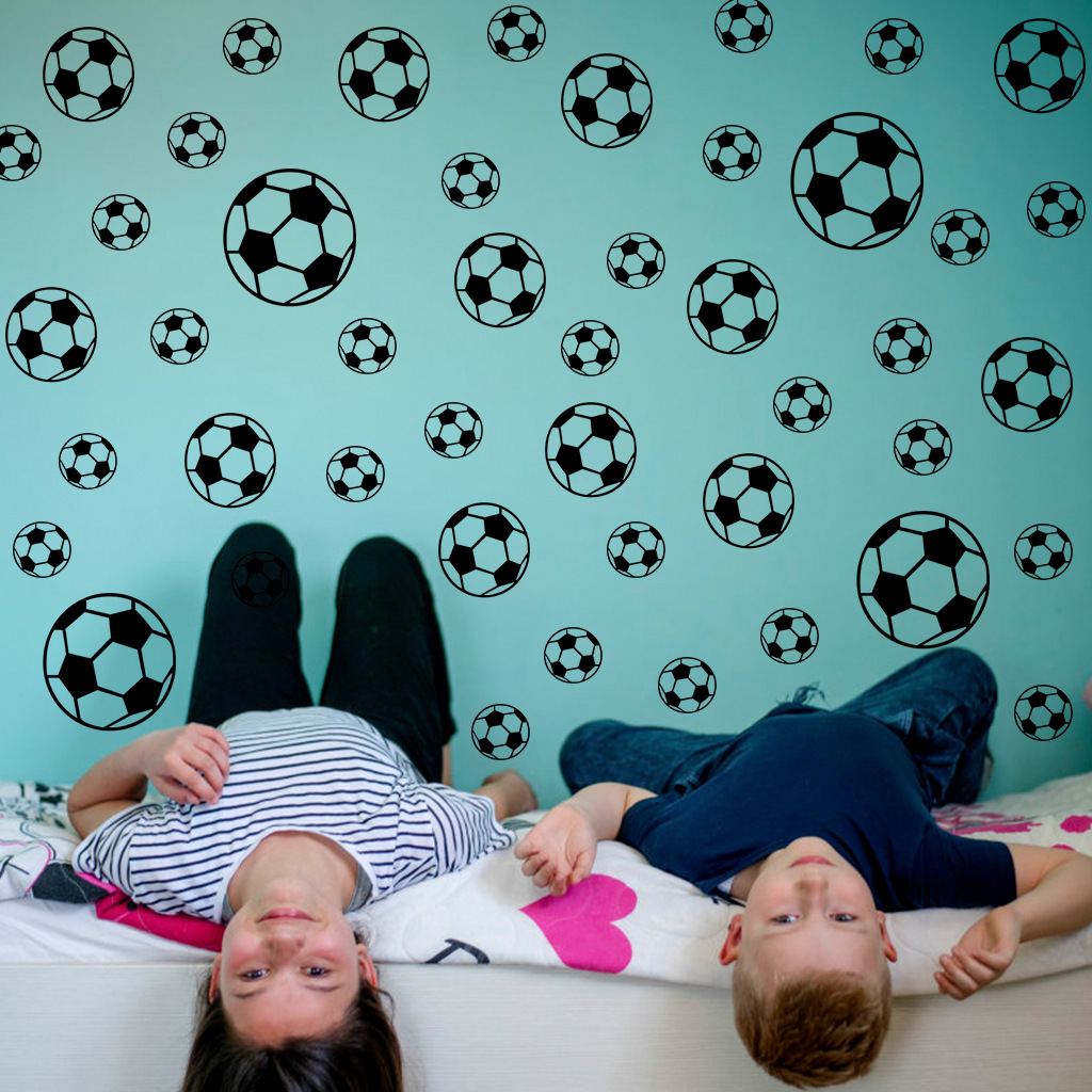 43 adet futbol duvar çıkartmal - Baby Nursery Wallpaper incelemesi ve fiyatı