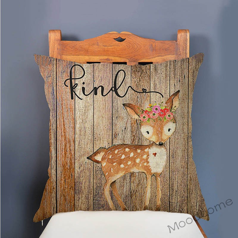 Sevimli Orman Hayvanları Ahşap - Baby Nursery Cushion incelemesi ve fiyatı