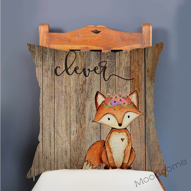 Sevimli Orman Hayvanları Ahşap - Baby Nursery Cushion incelemesi ve fiyatı