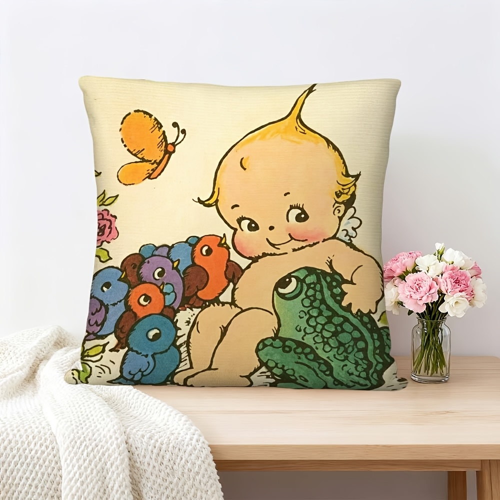 Sevimli Bebek Kurbağa Kreş Dek - Baby Nursery Cushion incelemesi ve fiyatı