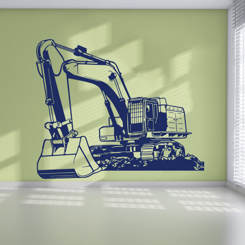 Büyük Ağır Ekipman Ekskavatör  - Baby Nursery Wallpaper incelemesi ve fiyatı
