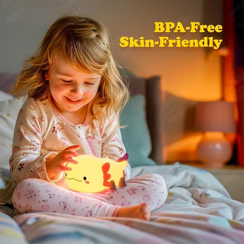 Sevimli Axolotl Gece Lambası S - Baby Nursery Table Lamp incelemesi ve fiyatı