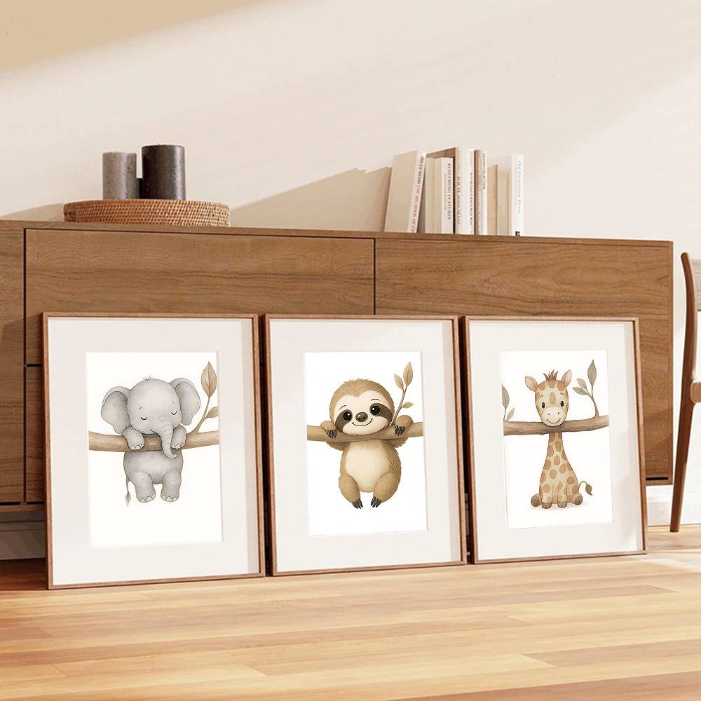 Nötr Boho Safari Bebek Hayvan  - Baby Nursery Wallpaper Neutral incelemesi ve fiyatı