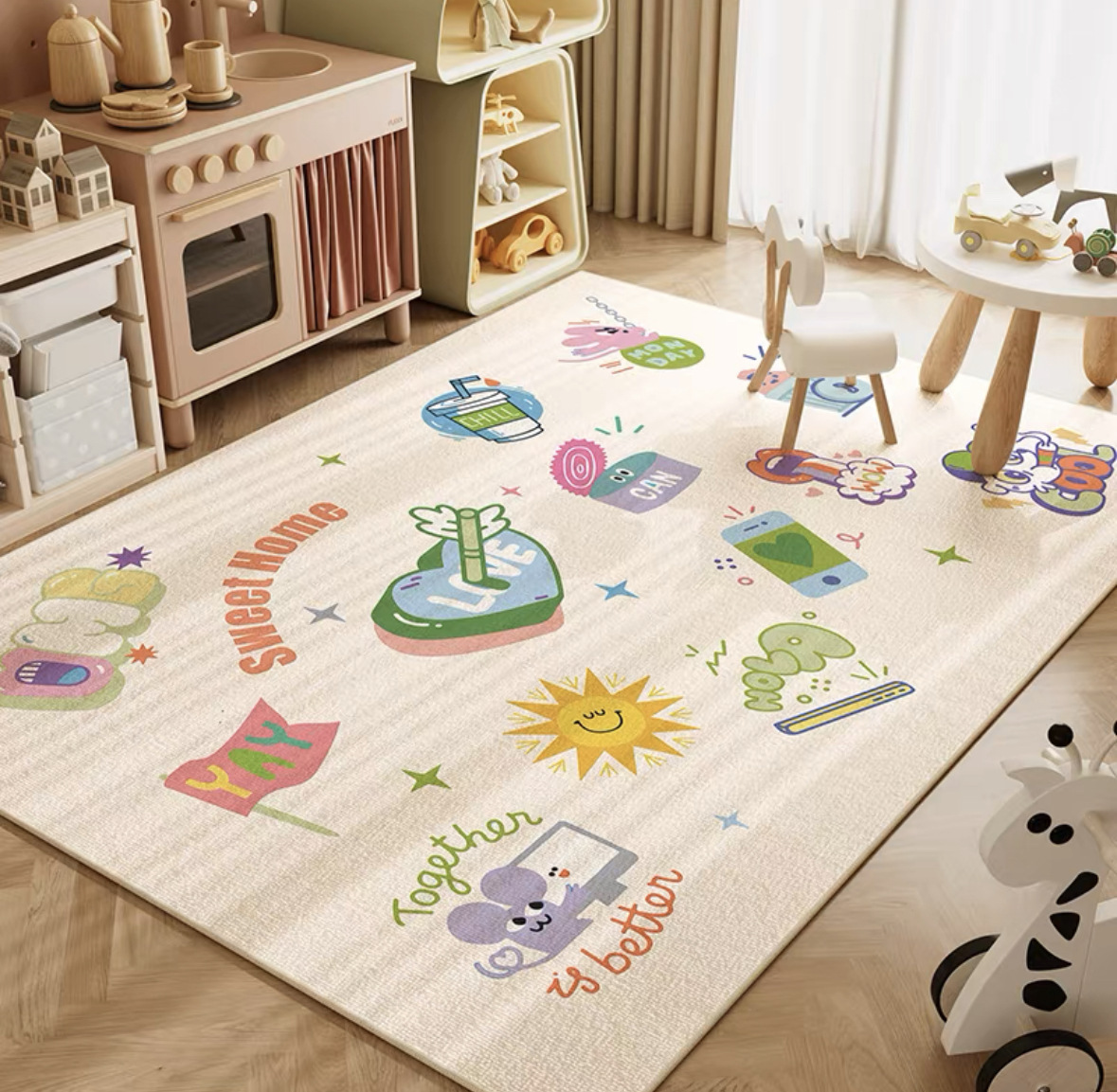 VIKAMA Nötr Karikatür Aslan Be - Baby Nursery Mat incelemesi ve fiyatı