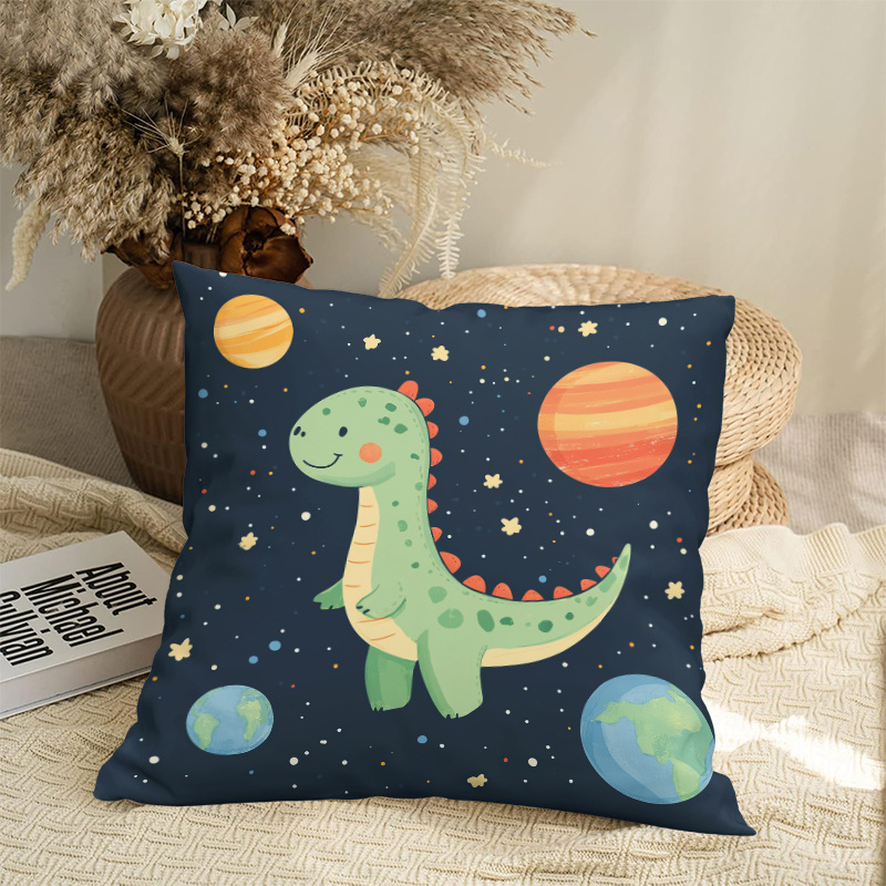 Sevimli Dinozor Uzay Gezegenle - Baby Nursery Cushion incelemesi ve fiyatı