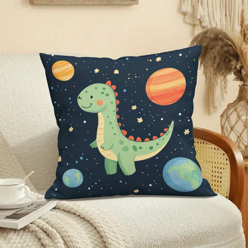 Sevimli Dinozor Uzay Gezegenle - Baby Nursery Cushion incelemesi ve fiyatı