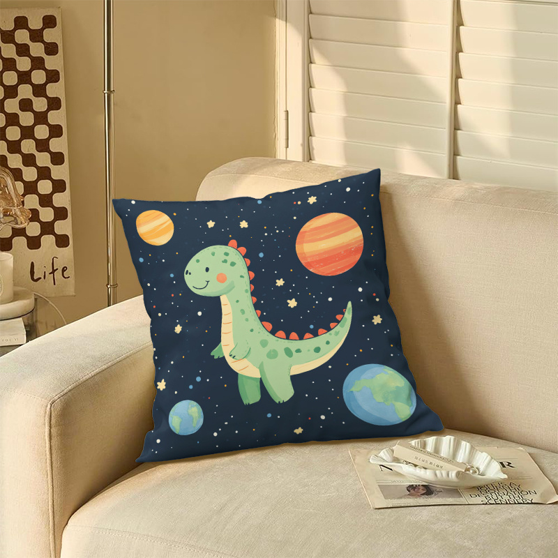 Sevimli Dinozor Uzay Gezegenle - Baby Nursery Cushion incelemesi ve fiyatı