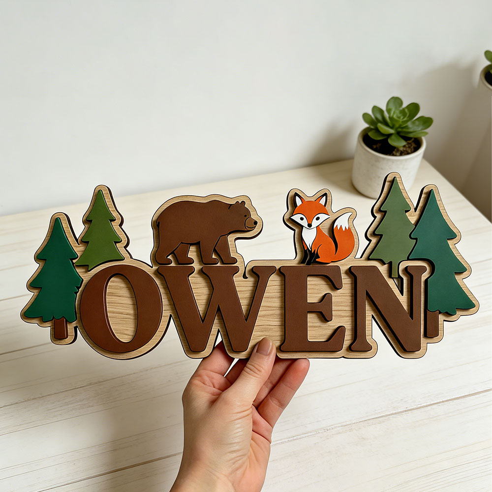 Özel Ormanlık Alan Ayı Tilki İ - Baby Nursery Jungle Theme incelemesi ve fiyatı