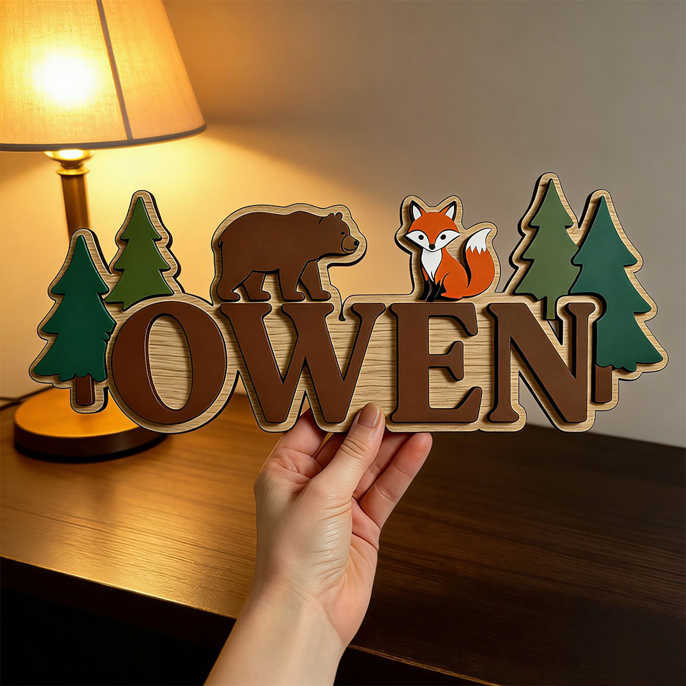 Özel Ormanlık Alan Ayı Tilki İ - Baby Nursery Jungle Theme incelemesi ve fiyatı