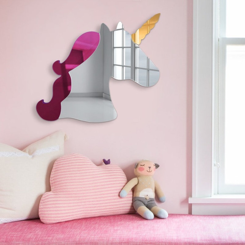 3D Akrilik Unicorn Duvar Sanat - Baby Nursery Themes Girl incelemesi ve fiyatı