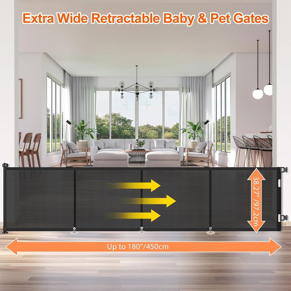 180 inç Geri Çekilebilir Bebek - Baby Gate Extra Wide incelemesi ve fiyatı