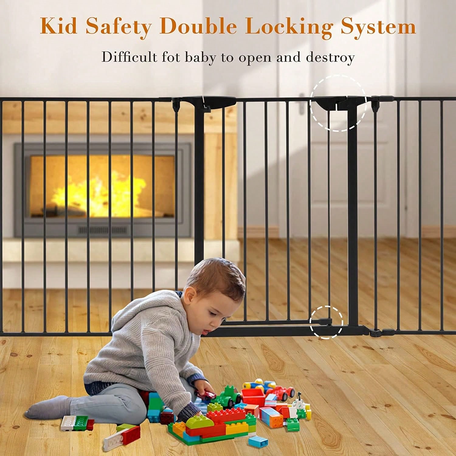 Ekstra Geniş Siyah Bebek Kapıs - Baby Gate Extra Wide incelemesi ve fiyatı