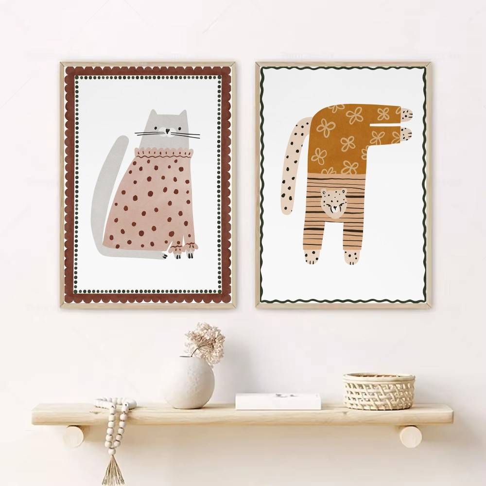 Nötr Boho Çocuk Posteri Seviml - Baby Nursery Wallpaper Neutral incelemesi ve fiyatı