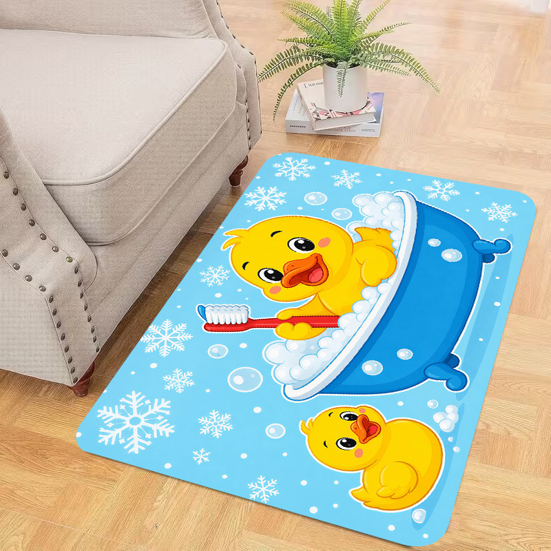 Sevimli Sarı Ördek Banyo Flane - Baby Nursery Mat incelemesi ve fiyatı