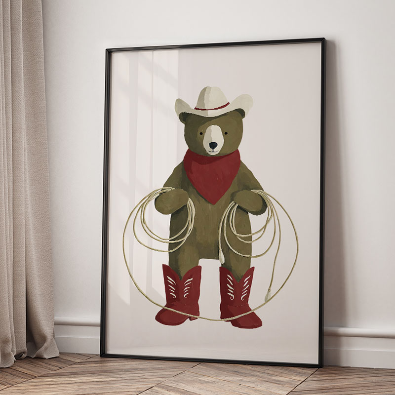 Komik Karikatür Hayvan Araba B - Baby Nursery Wall Art incelemesi ve fiyatı