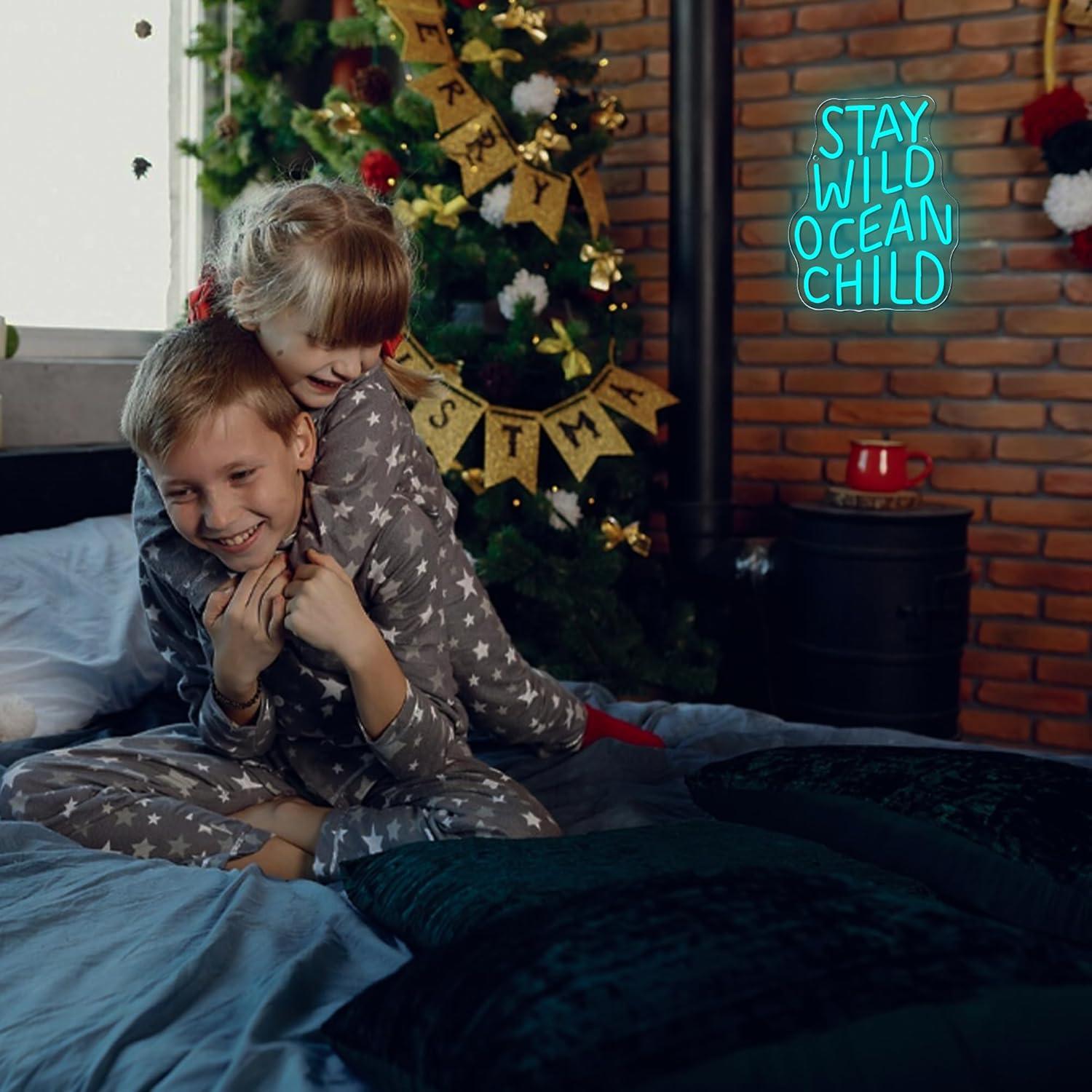 Vahşi Okyanus Çocuk Neon Tabel - Baby Nursery Ocean Theme incelemesi ve fiyatı