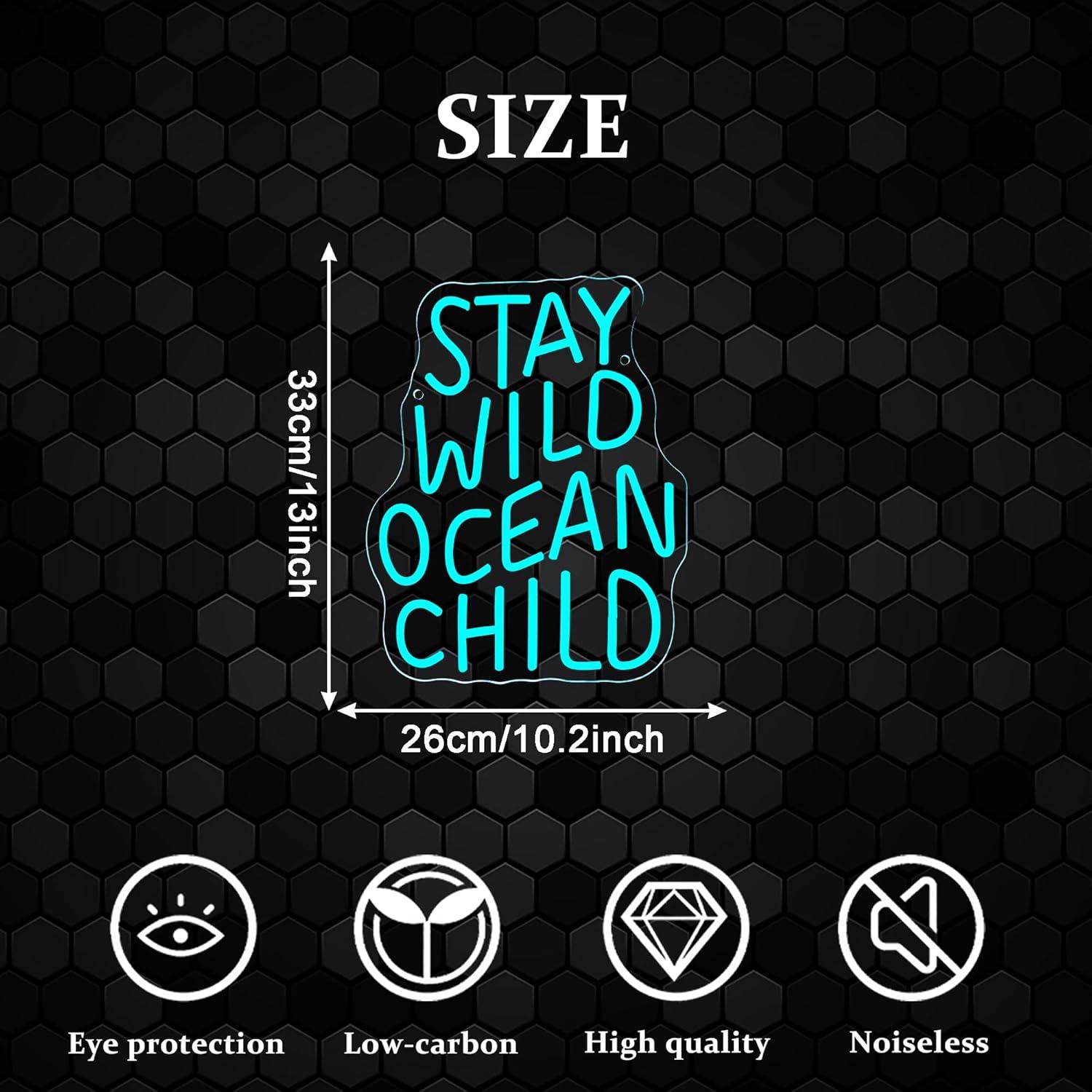 Vahşi Okyanus Çocuk Neon Tabel - Baby Nursery Ocean Theme incelemesi ve fiyatı