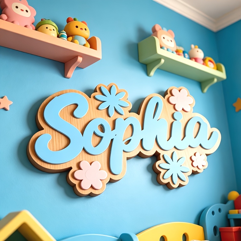 Kişiye Özel Çiçek Temalı İsiml - Baby Nursery incelemesi ve fiyatı