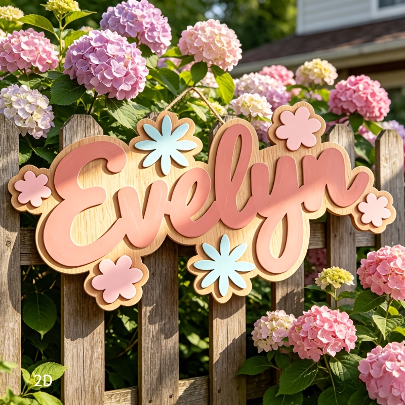 Kişiye Özel Çiçek Temalı İsiml - Baby Nursery incelemesi ve fiyatı