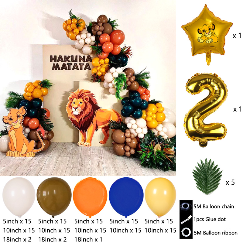 Aslan Kral Temalı Balon Çelenk - Baby Nursery Jungle Theme incelemesi ve fiyatı