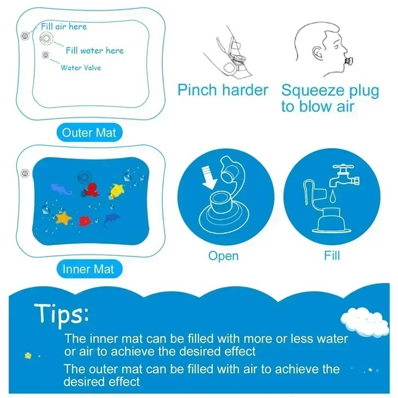 Bebek su oyun matı PVC şişme y - Baby Nursery Cushion incelemesi ve fiyatı