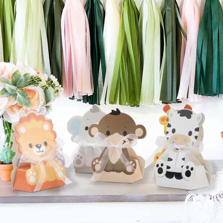 12 adet Safari hayvan iyilik k - Baby Nursery Jungle Theme incelemesi ve fiyatı
