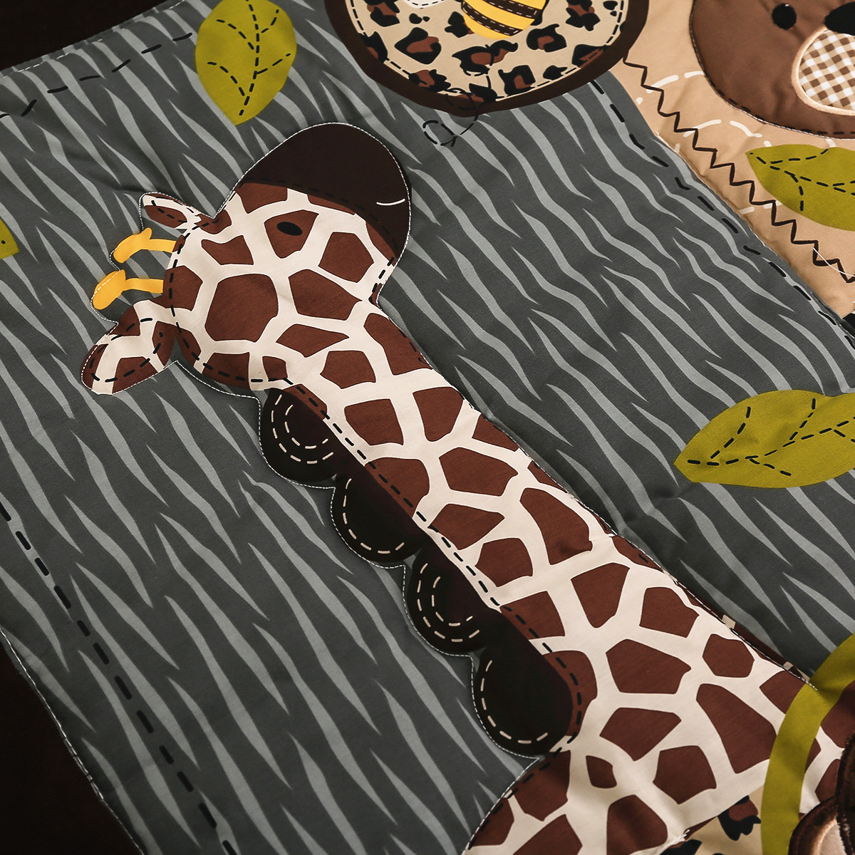 3 Adet Işlemeli Yenidoğan Bebe - Baby Nursery Jungle Theme incelemesi ve fiyatı